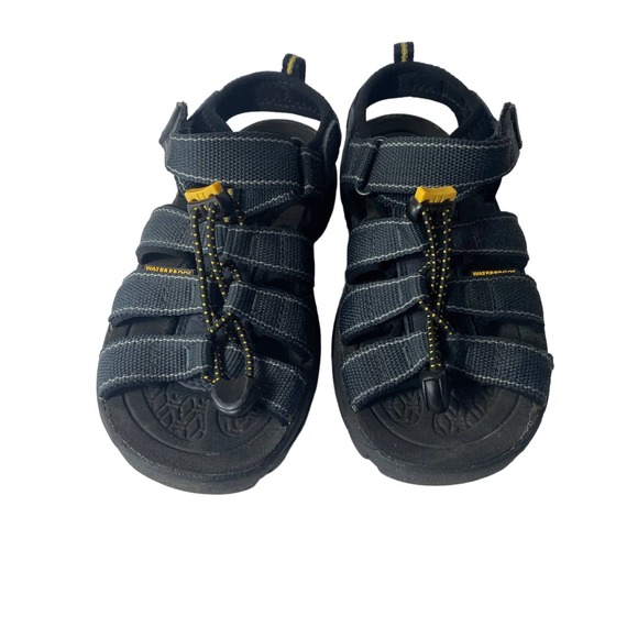 Keen Boys Black Gray Sandals Size 2 - Picture 5 of 9